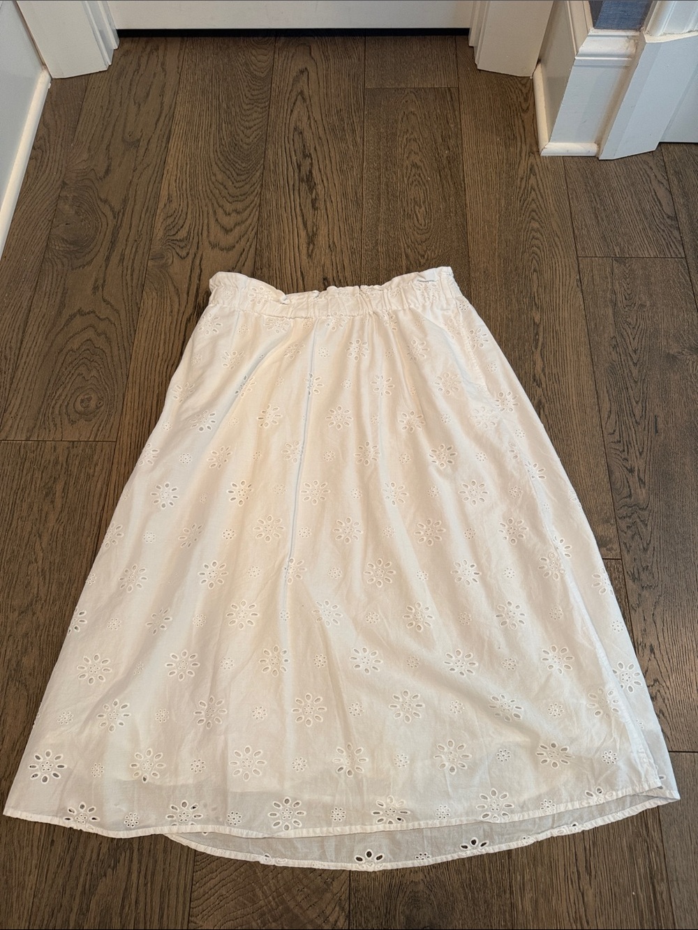 Universal Thread White Eyelet Maxi Skirt